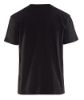 Afbeeldingen van BLÅKLÄDER T-shirt bi-colour 3379 zwart/korenblauw S