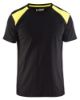 Afbeeldingen van BLÅKLÄDER T-shirt bi-colour 3379 zwart/High Vis geel L