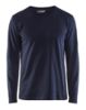 Afbeeldingen van BLÅKLÄDER T-shirt met lange mouwen 3500 donker marineblauw 2XLT