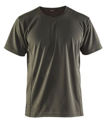 Afbeeldingen van BLÅKLÄDER T-shirt UV 3323 army groen 2XL