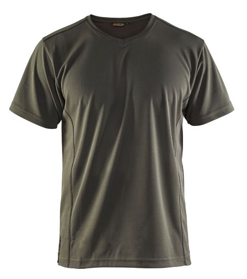 Afbeeldingen van BLÅKLÄDER T-shirt UV 3323 army groen 4XL