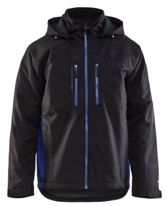 Toon details van Lichtgewicht winterjas 4890 zwart/korenbl 3XL Afbeeldingen van Lichtgewicht winterjas 4890 zwart/korenbl 3XL