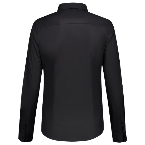 Afbeeldingen van TRICORP Blouse stretch Slim-Fit 705016 zwart