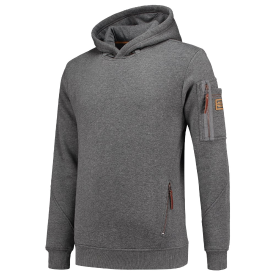 Afbeeldingen van TRICORP Sweater Premium met capuchon 304001 steengrijs melange M