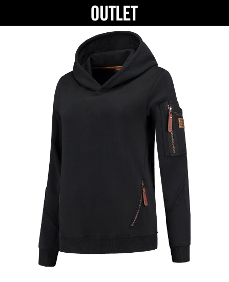 Afbeeldingen van TRICORP Hoodie Premium dames 304006 zwart 5XL