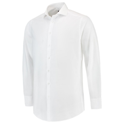 Afbeeldingen van TRICORP Overhemd stretch Slim-Fit 705008 wit 37/7