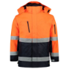 Afbeeldingen van TRICORP Parka ISO20471 bi-colour 403004 fluor oranje/navy XS