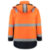 Afbeeldingen van TRICORP Parka ISO20471 bi-colour 403004 fluor oranje/navy XS