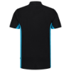 Afbeeldingen van TRICORP Poloshirt bi-colour met borstzak 202002 zwart/turquoise M