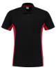 Afbeeldingen van TRICORP Poloshirt bi-colour met borstzak 202002 zwart/rood XL