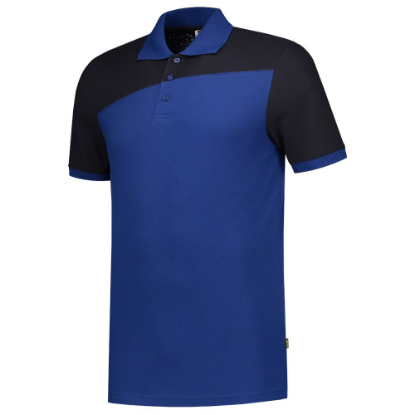 Afbeeldingen van TRICORP Poloshirt bi-colour Naden 202006 royal blauw/navy 8XL