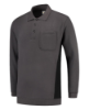 Afbeeldingen van TRICORP Polosweater bi-colour met borstzak 302001 donkergrijs/zwart L