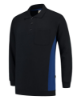 Afbeeldingen van TRICORP Polosweater bi-colour met borstzak 302001 navy/royal blauw S