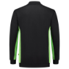 Afbeeldingen van TRICORP Polosweater bi-colour 302003 zwart/limoen 3XL
