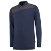 Afbeeldingen van TRICORP Polosweater bi-colour Naden 302004 inkt/donkergrijs S