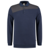 Afbeeldingen van TRICORP Polosweater bi-colour Naden 302004 inkt/donkergrijs S