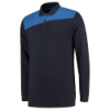 Afbeeldingen van TRICORP Polosweater bi-colour Naden 302004 navy/royal blauw XL