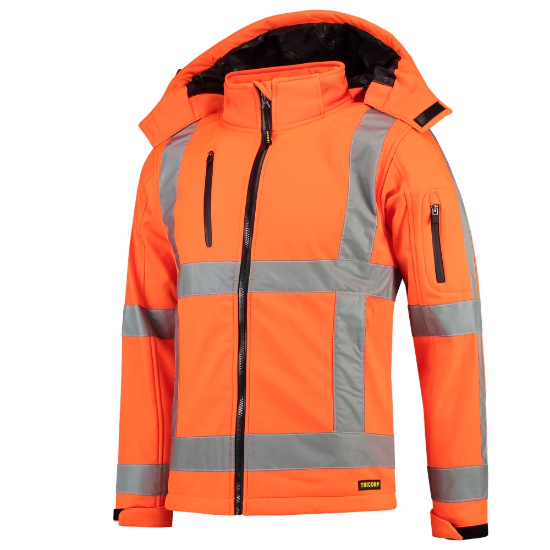 Afbeeldingen van TRICORP Softshell RWS 403003 fluor oranje 7XL