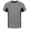 Afbeeldingen van TRICORP T-shirt bi-colour met borstzak 102002