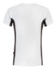 Afbeeldingen van TRICORP T-shirt bi-colour met borstzak 102002 wit/donkergrijs XS