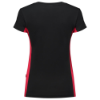 Afbeeldingen van TRICORP T-shirt bi-colour dames 102003 zwart/rood M