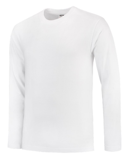Afbeeldingen van TRICORP T-shirt met lange mouwen 101006 wit XS