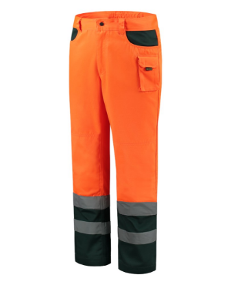 Afbeeldingen van TRICORP Werkbroek ISO20471 bi-colour 503002 fluor oranje/groen 48