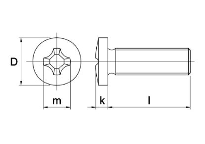 Afbeeldingen van Metaalschroef bolcilinderkop PH DIN7985 EV M3,5X5MM