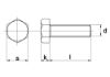 Afbeeldingen van Zeskanttapbout DIN933 8.8 EV M6X10MM