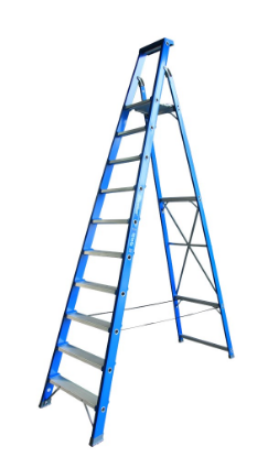 Afbeeldingen van ASC Bordestrap Premium 10 treden 2,5M stahoogte