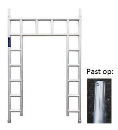 Afbeeldingen van ASC Doorloopframe 150CM midden