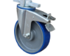Afbeeldingen van ASC Wiel nylon + stalen spindel 375kg 200MM