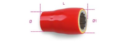 Afbeeldingen van BETA Dopsleutel ⅜" twaalfkant 11MM 910MQ-B 11