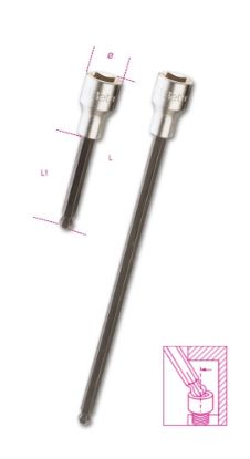 Afbeeldingen van BETA Dopsleutel ½" kogelkop inbus 10MM L 920BP 10L