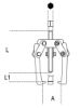 Afbeeldingen van BETA Drie-armige trekker 90X105MM 1516/3
