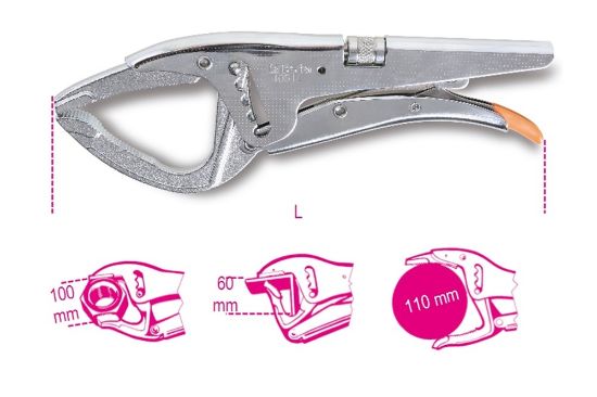 Afbeeldingen van BETA Griptang grote bekbreedte 1051L