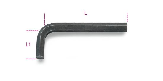 Afbeeldingen van BETA Haakse inbussleutel gebruneerd 11MM 96N 11