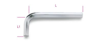 Afbeeldingen van BETA Haakse inbussleutel verchroomd 3,5MM 96 3,5