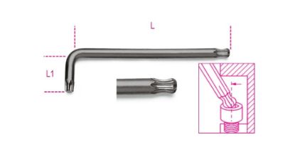 Afbeeldingen van BETA Haakse stiftsleutel kogelkop TORX 97BTX 20