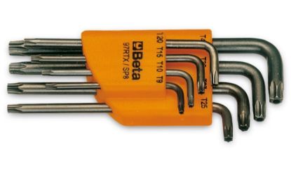 Afbeeldingen van BETA Haakse stiftsleutelset TR TORX 97RTX/SC8 8x