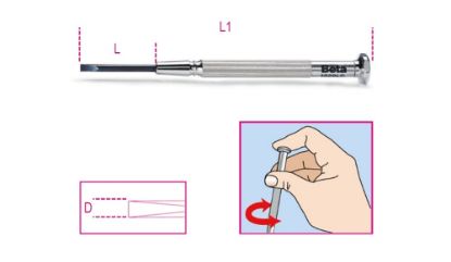 Afbeeldingen van BETA Horlogemakersleufschroevendraaier 1229LP 1,4
