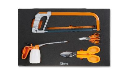 Afbeeldingen van BETA Inlegbak zacht + 4x gereedschap M285