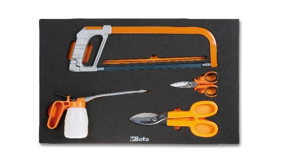 Afbeeldingen van BETA Inlegbak zacht + 4x gereedschap M285
