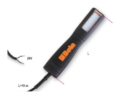 Afbeeldingen van BETA Inspectielamp LED 24V 10M kabel 1842LED/ABM