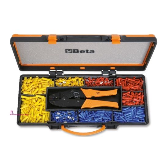 Afbeeldingen van BETA Kabelschoentang + 450x terminals 1608/C9