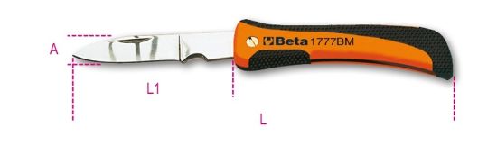 Afbeeldingen van BETA Klapmes inkeping 1777BM