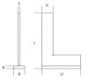 Afbeeldingen van BETA Winkelhaak + aanslag 1000X500MM 1670A 1000