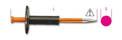 Afbeeldingen van BETA Puntbeitel + handbeschermer 1700N/PM 300