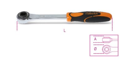 Afbeeldingen van BETA Ratel ½" open vierkant 72 tands 920/50F