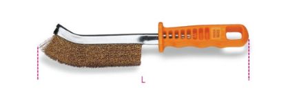 Afbeeldingen van BETA Remschoen borstel draad 0,3MM 1737NX